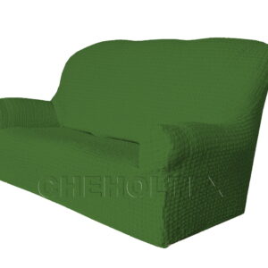 Чехол Модерн на 3-х местный диван, цвет Зеленый